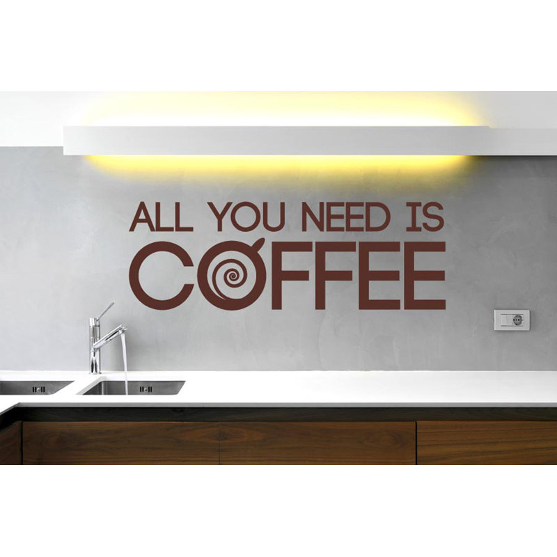 Wall Decal, Brown, Large