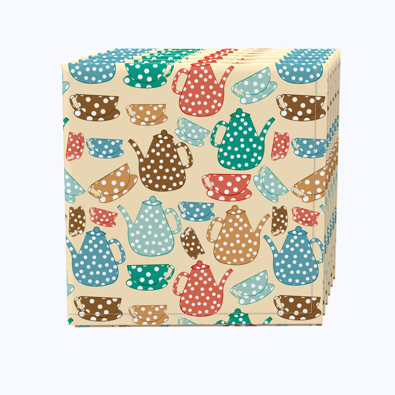 Cotton Twill No Pattern Square Napkin