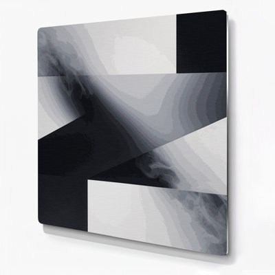 Minimalism 77 Grey Metal Wall Art