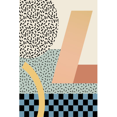 Modern Memphis IV - Wrapped Canvas Print
