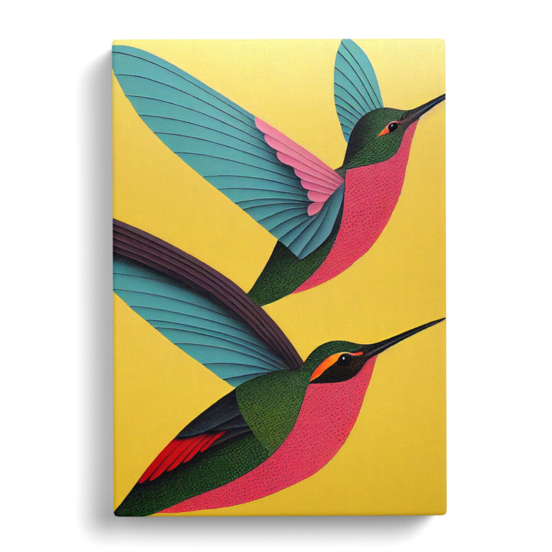 Kalb Hummingbird Vol.1 - Wrapped Canvas, 60cm H x 40cm W x 3cm D