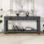 Canapé console de 63 po avec tiroirs de rangement et tablette inférieure pour le vestibule Desinae-275598821