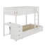 Lit superposé simple au-dessus de simple avec lit gigogne et bureau-1721152566