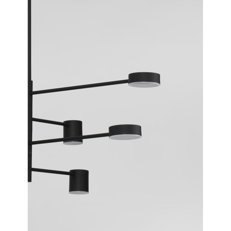NORDIK - Light Black LED Pendant, 8