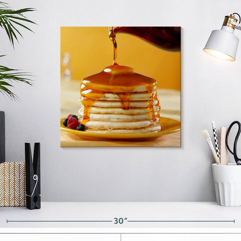 Sirop de Yarlin sur crêpes, H 16 po x l 16 po