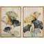 «Gold Ginkgo Leaf», art botanique neutre minimaliste moderne, impression sur toile-99015751-99015752