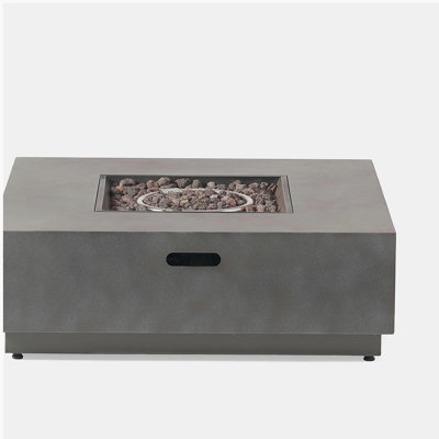 Square Iron Fire Pit - 50,000 Btu