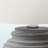 Milana Standard Resin Table Lamp in Gray and Ivory Shade, 16.36'' H X 9.29'' W X 9.29'' D