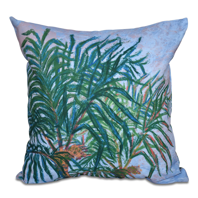Housse de coussin d'extérieur carré Beach Insert, H 18 po x l 18 po, Bleu marine