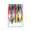 Colourful Stripes IV by Mareike Böhmer - Painting on Canvas-1405235410-1405235407