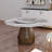 Round Sintered Stone Dining Table With Lazy Susan-124840786-124840783