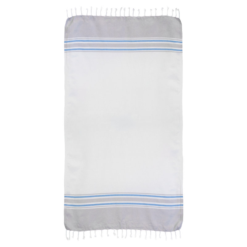 Anni 100% Cotton Beach Towel, Gray