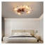 Ventilateur de plafond en cage à profil bas avec lumières - Ventilateur de plafond industriel moderne avec télécommande, ventilateur en ABS blanc silencieux pour le salon de la chambre à coucher