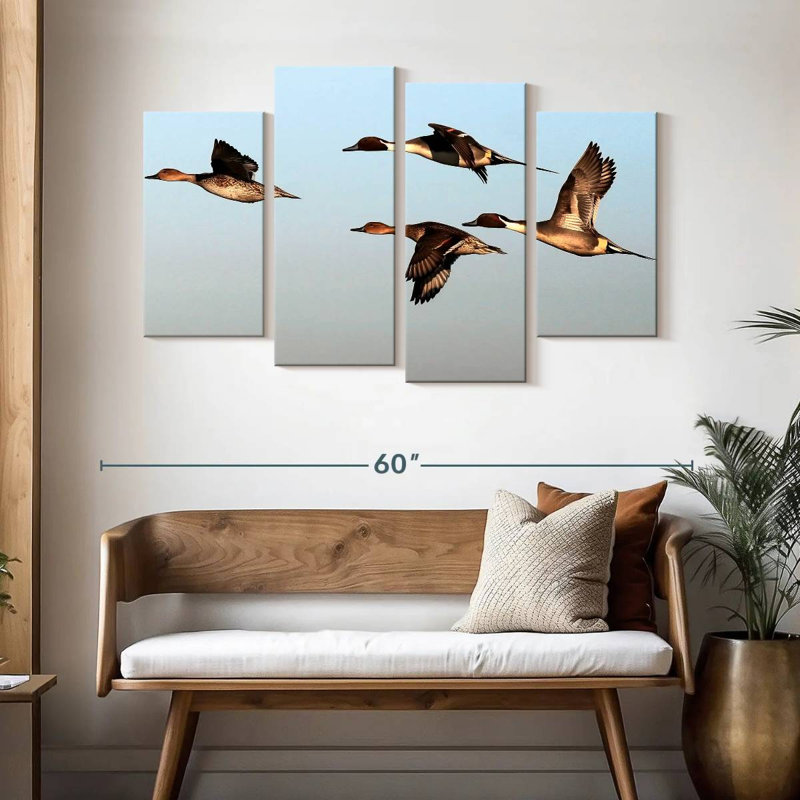 Brampt Pintail Ducks, 32" H x 52" W