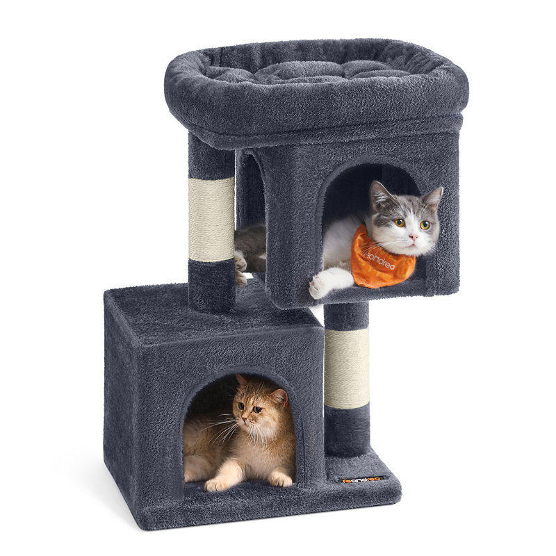 67cm H Cat Tree, Smoky Grey