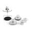 Black Orchid Demitasse Set with Stand