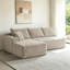 Canapé modulaire en tissu moelleux 96 pouces Compression Cloud