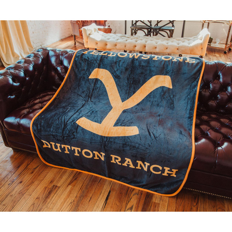 Yellowstone Dutton Ranch Throw Blanket