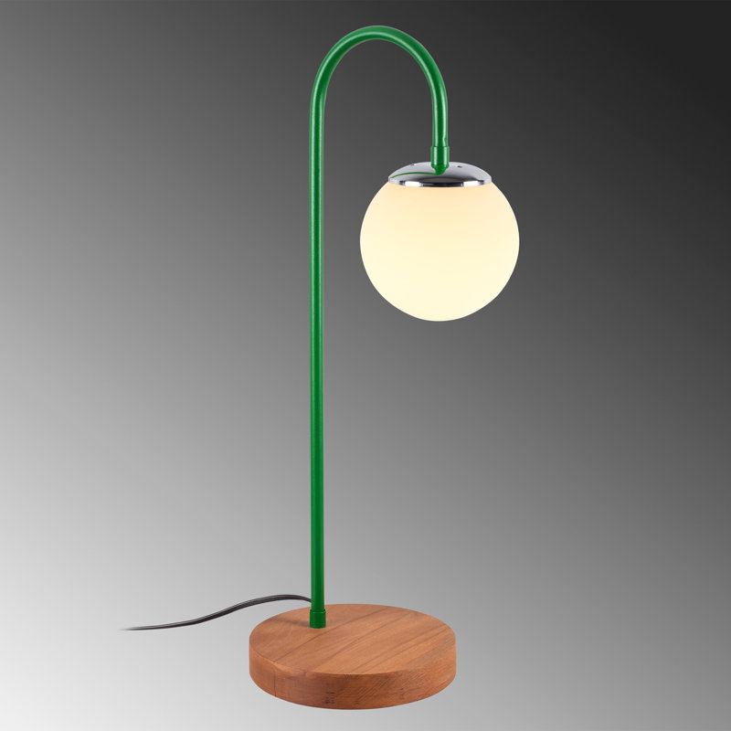Lampe de table 22,44 po Skylar, Blanc, Vert