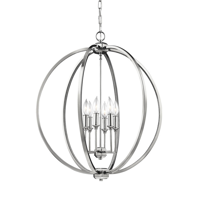 Mcgrath Large Pendant from, Polished Nickel