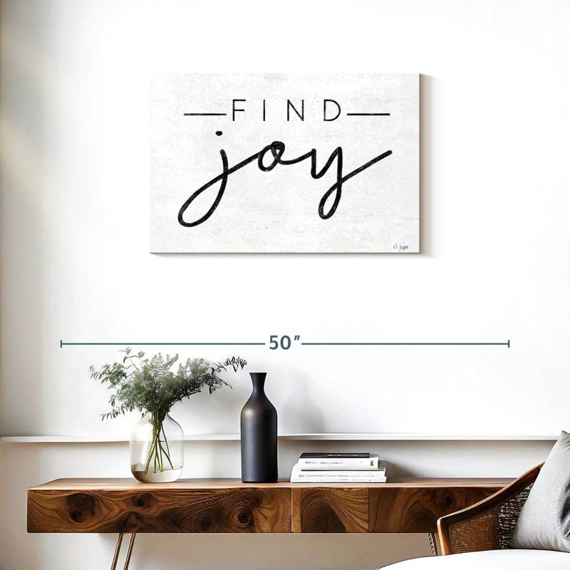 Tergel Find Joy, 20" H x 30" W