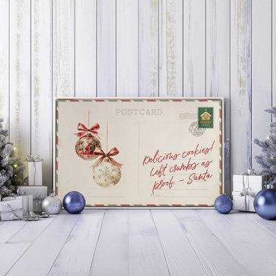 Santa’s Midnight Snack Canvas Art Print