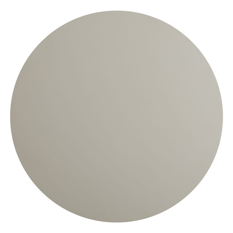 Apt Café Round Dining Table, 30" W x 30" L, Putty, White Oak