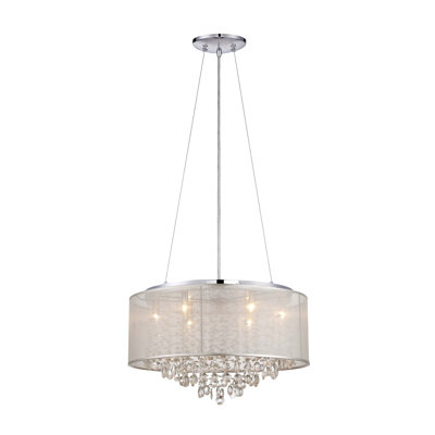 Riverside Drive 6-Light Drum Pendant