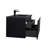 Bohostice 39" Wall-Mounted Single Bathroom Vanity Set