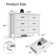 Commode double 6 tiroirs Mize