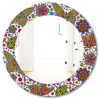 Butterfly 3 Bohemian and Eclectic Accent Mirror