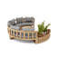 Circular Modular Outdoor 5 - Piece Teak Conversation Set-769968267