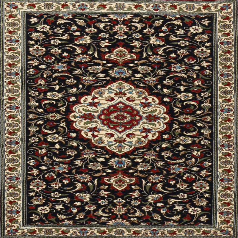 Cartlin Oriental Indoor Rug, Square 5'