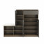 Modern 2-in-1 Shoe Storage Bench with Rebound Doors | Holds 15-20 Pairs, Adjustable Shelves & Padded Seat for Hallway-1496929321