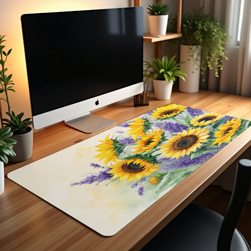 Polyester Desk Pad, 14.4x12.1
