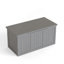 Coffre de rangement en bois massif 67 gallons