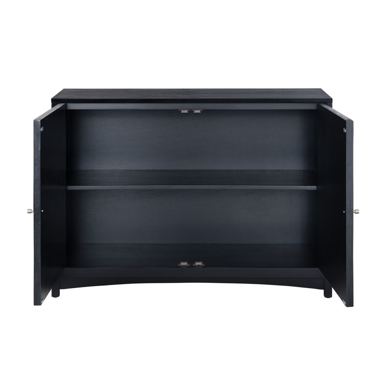 Leyni Solid Wood Accent Cabinet