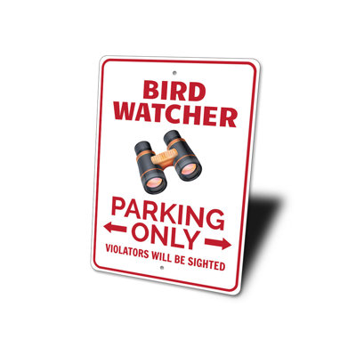 Enseigne d'oiseau en aluminium