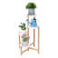Support à fleurs en bambou à 4 niveaux pour porte-pots de jardin d'intérieur en coin abdikarin pour jardin salon chambre balcon