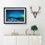 The Northern Lights Aurora Borealis in Norway - Picture Frame Painting Print on MDF-55611814-55611813