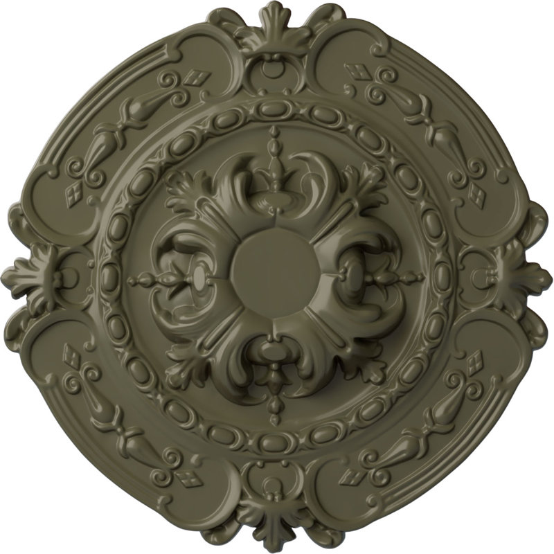Médaillon de plafond Endurathane Southampton, DE 16 3/8 po x P 1 3/4 po (convient aux auvents jusqu'à 2 3/4 po)