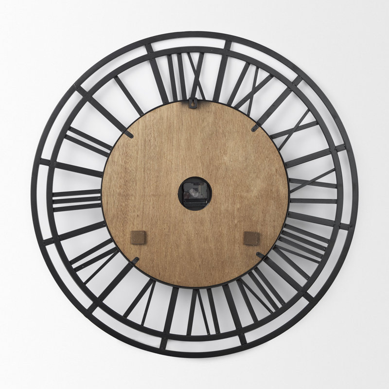 Horloge murale Goodman, 30", Brun