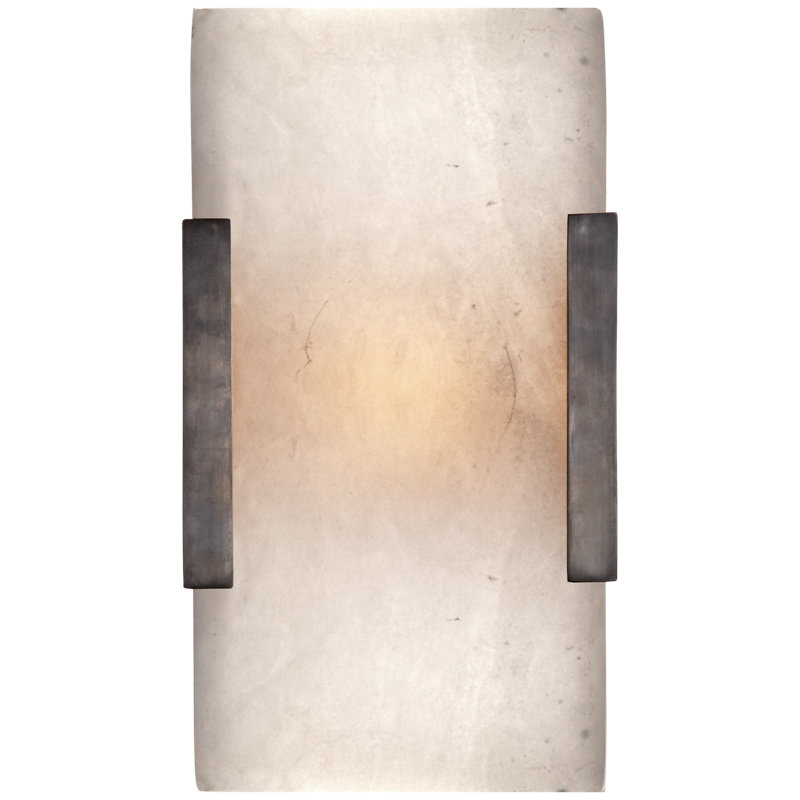 Kelly Wearstler Covet Wide Clip Bath Sconce, Bronze