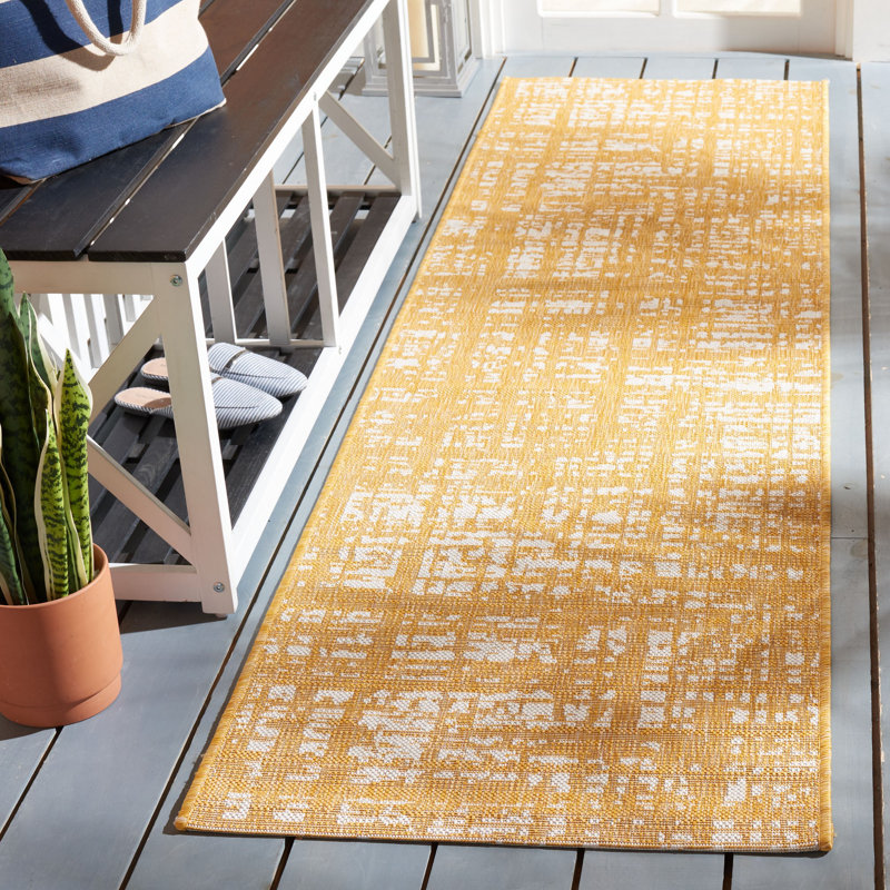 Marydel Performance Abstract Indoor/Outdoor Area Rug, Runner 2'3" x 8'