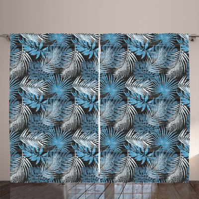 Semi Sheer Curtain Pair