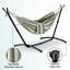 2 Person Stripe Hammock with Frame