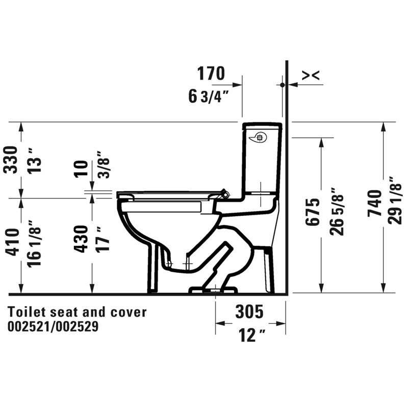 1.28 GPF (Water Efficient) Elongated One-Piece Toilet (Seat Included), Right-Hand