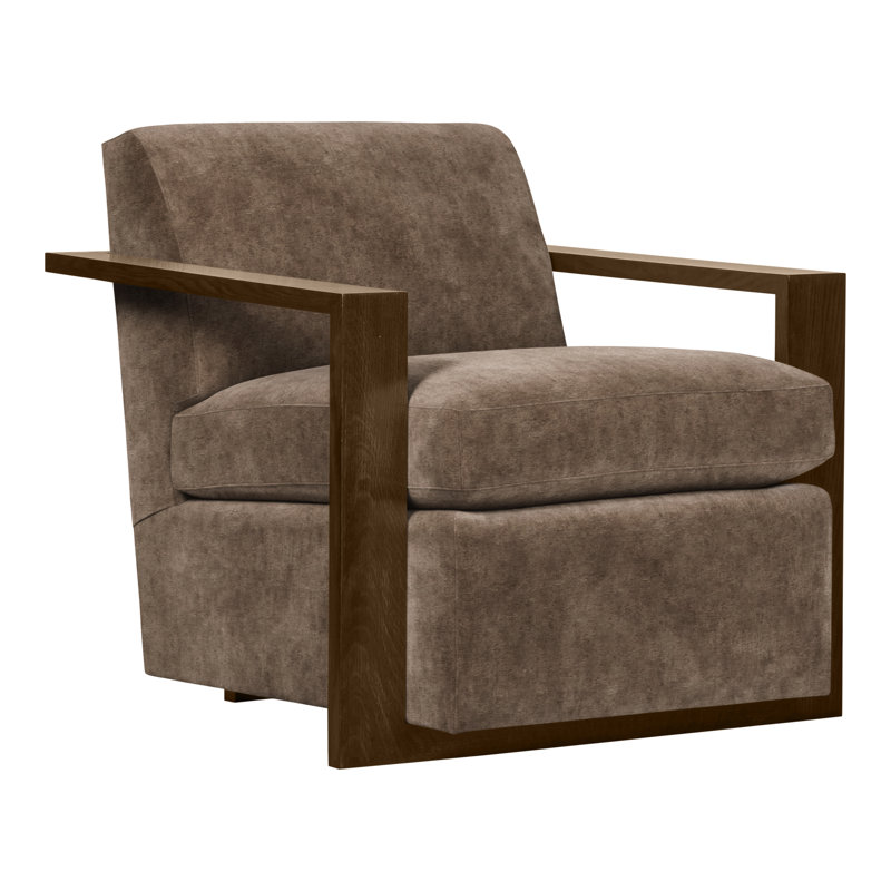 Thom Filicia Home 32" Wide Upholstered Armchair, Havana, Nadia Earth