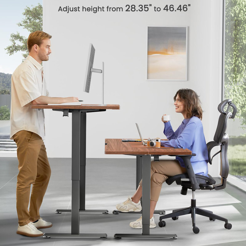 Maximous Adjustable Metal Base Accent, Espresso/Black