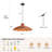 Orie 1-light Rattan Pendant Light